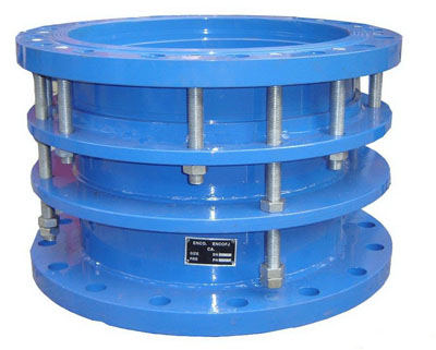 雙法蘭限位伸縮接頭